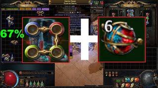 67% ELEMENTAL AILMENT AVOIDANCE BOOT & Orb of Conflict TRICK in 3.17 Siege of the Atlas - 977