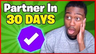 How To Become Twitch Partner In 30 Days (2023)