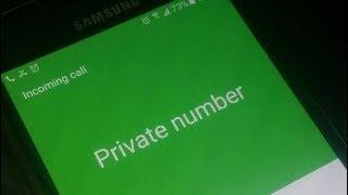 Call anyone with PRIVATE Number or UNKNOWN Number FREE | No App | No Internet Required | (STOPPED)