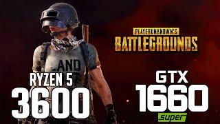 Playerunknown's Battlegrounds on Ryzen 5 3600 + GTX 1660 SUPER 1080p, 1440p benchmarks!