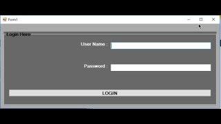 C# windows form for all screen size With resize Controls | Login Page Design