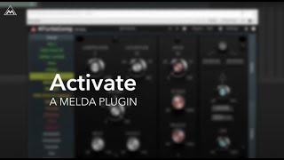 MeldaProduction Plugins Activation