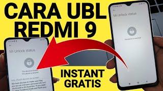 Cara UBL Redmi 9 Unlock Bootloader instant tanpa menunggu lama Tool Gratis