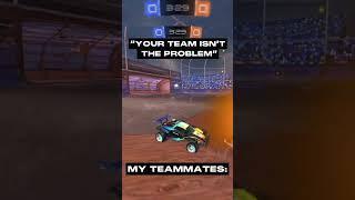 Sometimes, they are the problem! #rocketleague #gaminghumor #funny