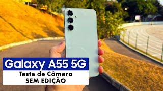 Samsung Galaxy A55: Teste de câmera em 4K direto do celular! Vídeo Bruto sem edição