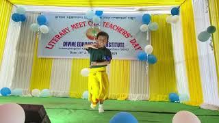 Kwatha pham kaba,dance by Silheiba of class 1, Divine Educational Institute