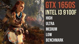 Intel i3 9100f | GTX 1650 Super | Horizon Zero Dawn | 1080p