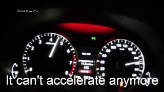 Lexus GS 250 2012 - acceleration 0-... not enough km/h