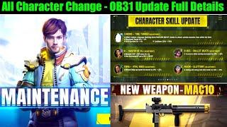 FREE FIRE NEW UPDATE | GAME IS NOT OPENING | FREE FIRE OB31 UPDATE FULL DETAILS - GARENA FREE FIRE