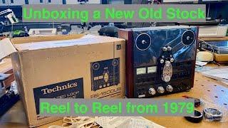 Unboxing a NEW Technics RS1500 Reel to Reel from 1979