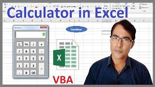 Make Calculator in excel VBA | Calculator in Excel | Excel VBA project