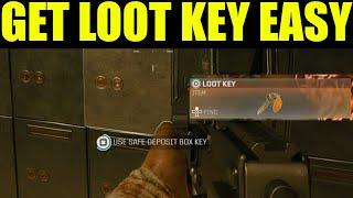 how to get safe deposit box key black ops 6 liberty falls zombies (where to use loot key)