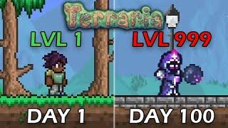 Surviving 100 Days in RPG Terraria