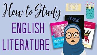 How to Study iGCSE English Literature?! || Pearson Edexcel iGCSE Literature