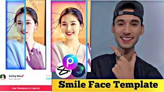 Capcut Template new trend | Smile face template | TikTok New Trend | Farrukh Qureshi