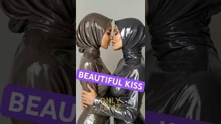 Two Girls Wearing Hijabs Kissing | #Lesbians Kissing