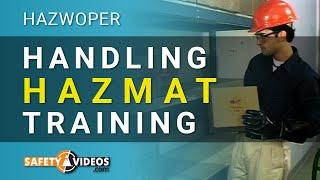 HAZWOPER Handling HAZMAT Training from SafetyVideos.com