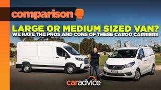 Medium Van or Large Van? | 2021 LDV Deliver 9 v G10 | CarAdvice | Drive