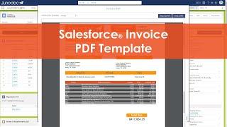 Creating a Salesforce Invoice PDF Template Using Junodoc Builder