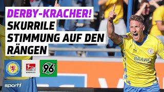 Eintracht Braunschweig - Hannover 96 | 2. Bundesliga Tore und Highlights 8. Spieltag