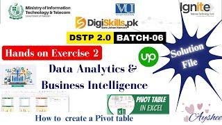 Data Analytics & Business Intelligence Exercise 2 Batch 6 | data Analytics exercise 2 batch 6