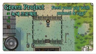 Green project - Feed your pig with animal and egg!!