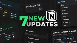 The 7 NEW Notion Updates You Missed (AI Databases!)