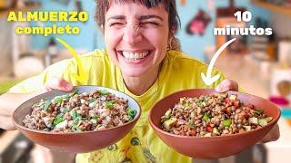 Las hago con Lentejas: muy fácil y completo (ensalada de Lentejas)