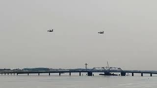 military planes taking off from JFK