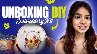 Unboxing the Ultimate DIY Embroidery Kit | Knot Your Type | DIY Kits for Adults