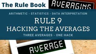 Rule 9 | Hacking The Averages | THREE AVERAGES - ONE RULE | Concepts by MJ | The Rule Book