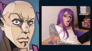 Anime Vs Cosplay (The Rock Reaction Meme)