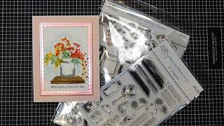 LDRS Creative "Watercolor Effect Floral" Stamps Bundle Review Tutorial! Wow, What Pretty Designs!