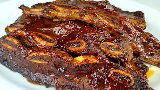 Oven baked beef short ribs | recipe