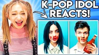 K-POP IDOL REACTS TO LANKYBOX! (ZERO BUDGET BTS, BILLIE EILISH, MULAN, SHAWN MENDES, & MORE!)