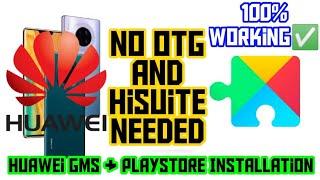 No OTG & Hisuite Needed | Google Sign Fix | GMS & Google Playstore Installation Huawei | TAGALOG