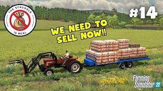 WE NEED TO SELL NOW!! | The Struggle is Real #14 | Farming Simulator 22