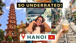 HANOI VIETNAM TRAVEL VLOG  | Best Things To Do in 3 Days | Old Quarter, Train Street & More!