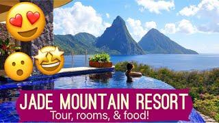 Jade Mountian Resort St. Lucia! Tour, Rooms, & Food!