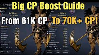 Black Desert Mobile Big CP Boost Guide : From 61K To 70K+ CP !!