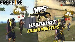 Mp5 Best Headshots | Best Killing Montage Gameplay In Free Fire | SARFIRA gamers