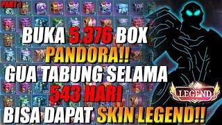 BUKA BOX PANDORA DI ML HASIL NABUNG SELAMA 543 HARI & TERKUMPUL TOTAL 5.376 BOX!!!!!!!!! Part1