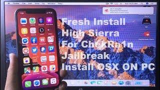 *NEW* Install High Sierra For Jailbreak Using CheckRa1n (Windows User)