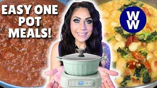 5 EASY & HEALTHY SLOW COOKER ONE POT MEALS!! | WEIGHT WATCHERS