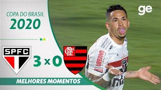 SÃO PAULO 3 X 0 FLAMENGO | MELHORES MOMENTOS | QUARTAS DE FINAL DA COPA DO BRASIL 2020 | ge.globo