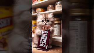 Adorable Kitten is addicted to Chocolate | #cute #cat #kitten