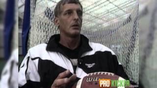 Ray Guy Punting Instruction - How to Punt a Football - "The Drop" - Lesson 7