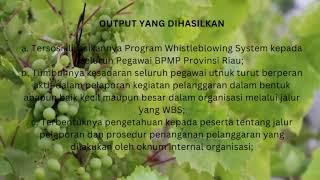 Sosialisasi WBS BPMP Provinsi Riau 2022