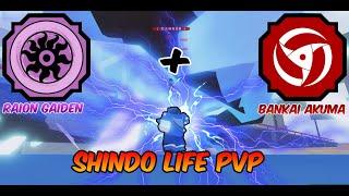 Shindo life | Raion Gaiden & Bankai Akuma PVP | Competitive | SL2 | ROBLOX