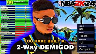 I Broke CURRENT GEN Build System with My NEW 6’5 “2-Way DEMIGOD” On NBA 2K24…
